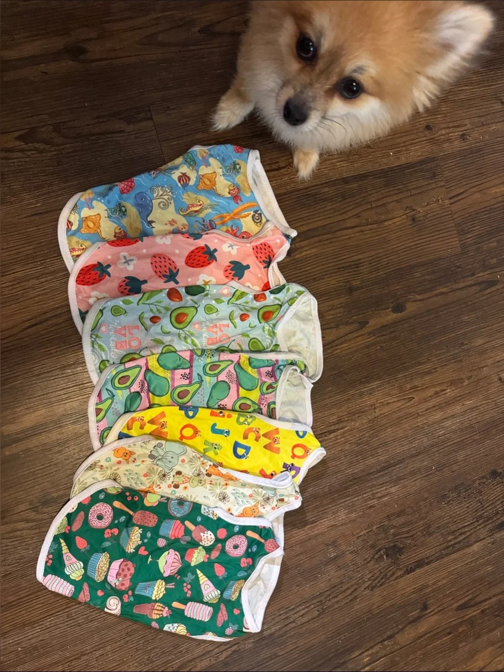 Small Pets Multi-Pattern Comfort Tee’s - Assorted Colors and one lot of 7